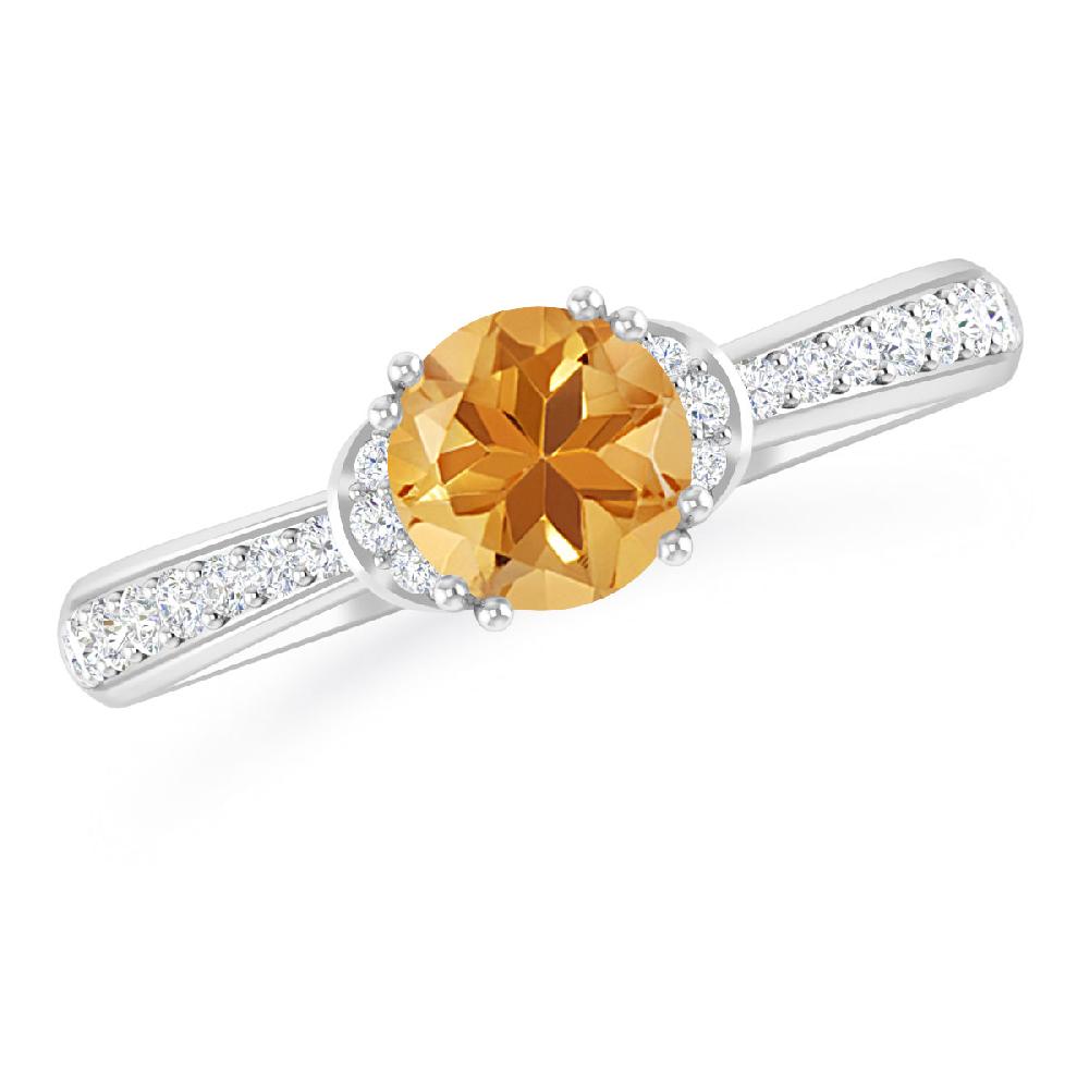 White Gold - Citrine