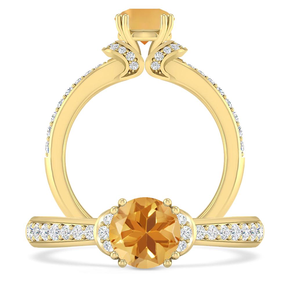 Yellow Gold - Citrine