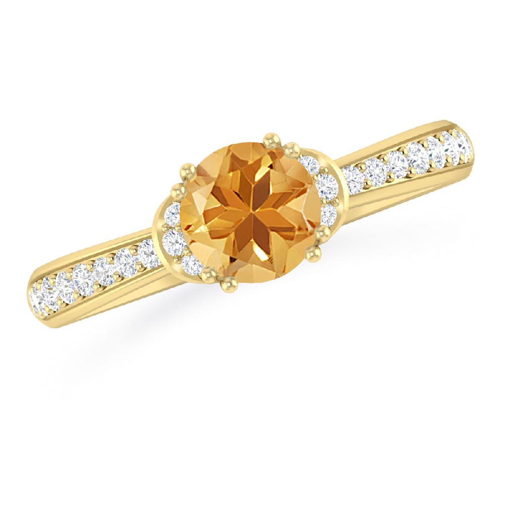 Yellow Gold - Citrine