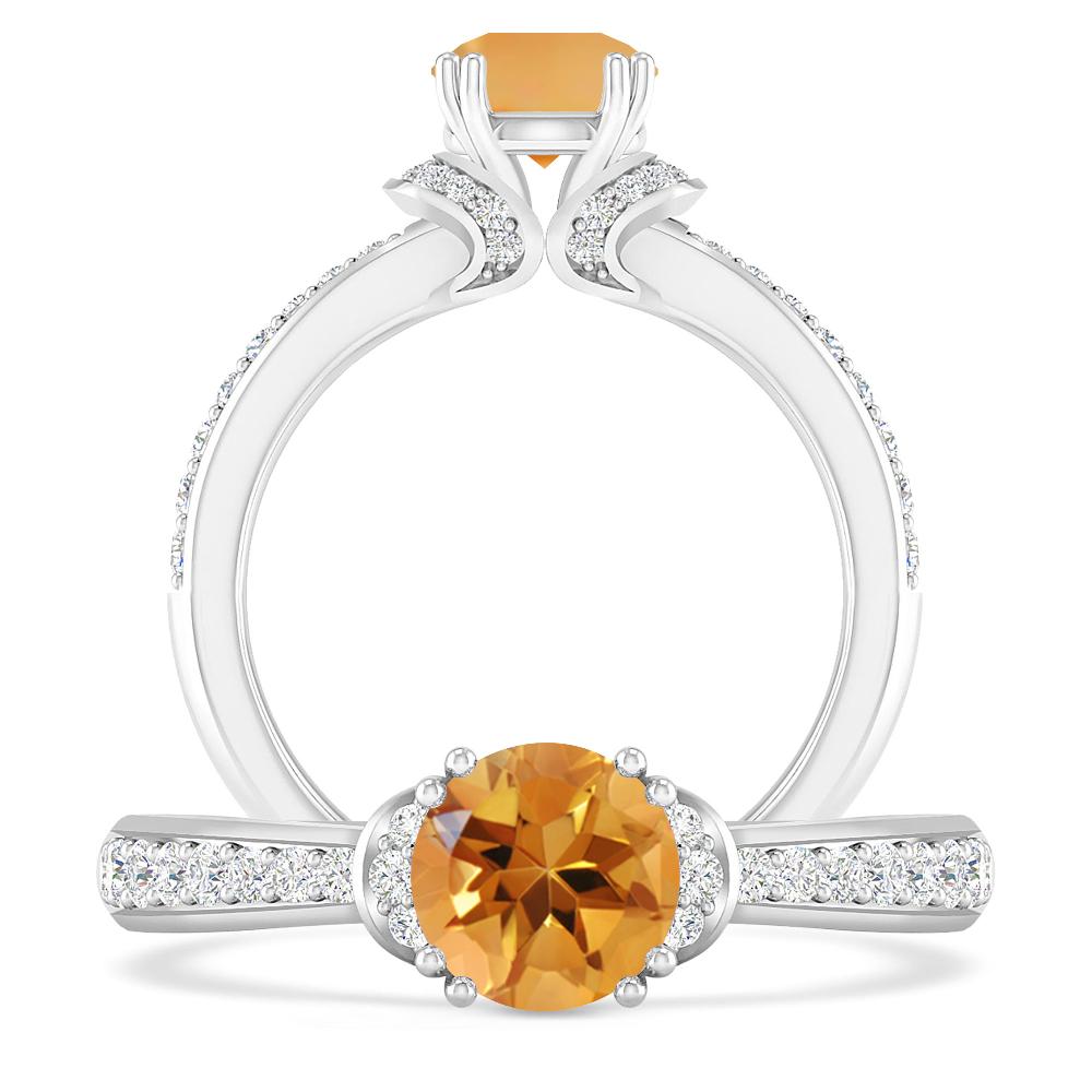 White Gold - Citrine