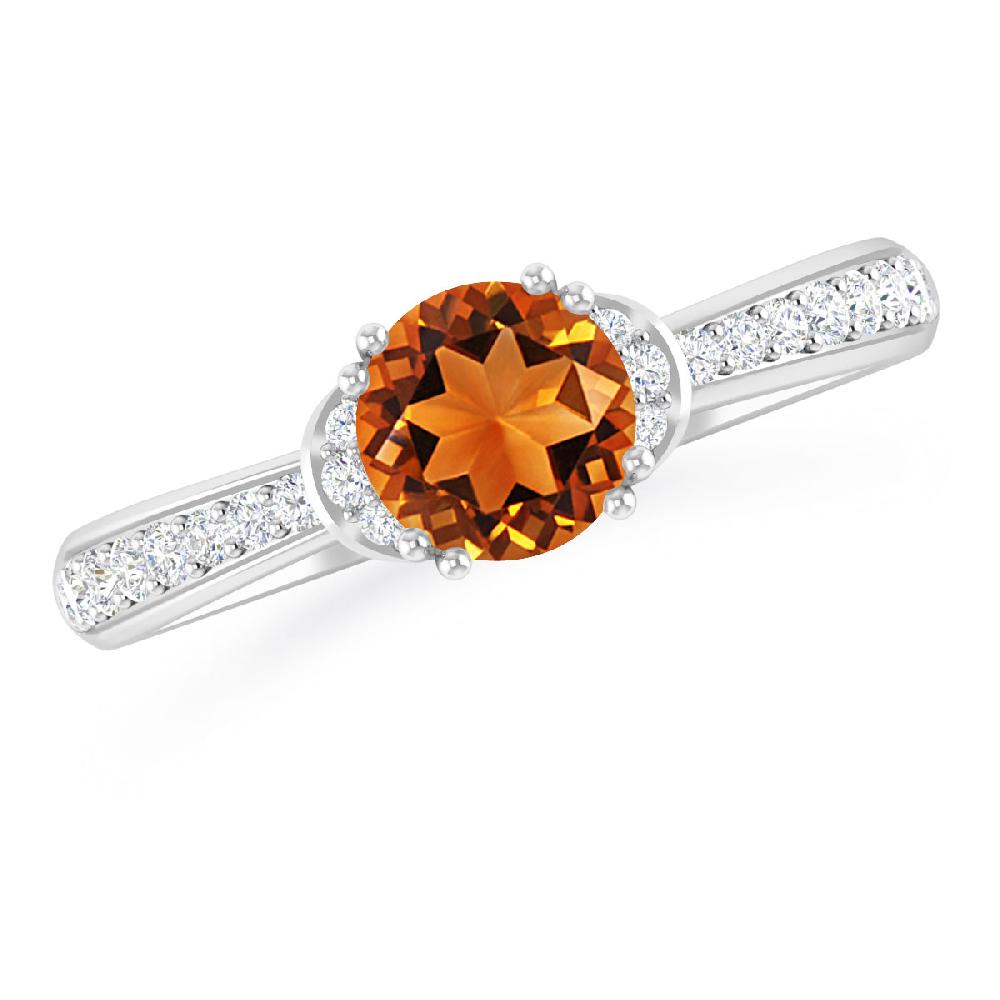 White Gold - Citrine