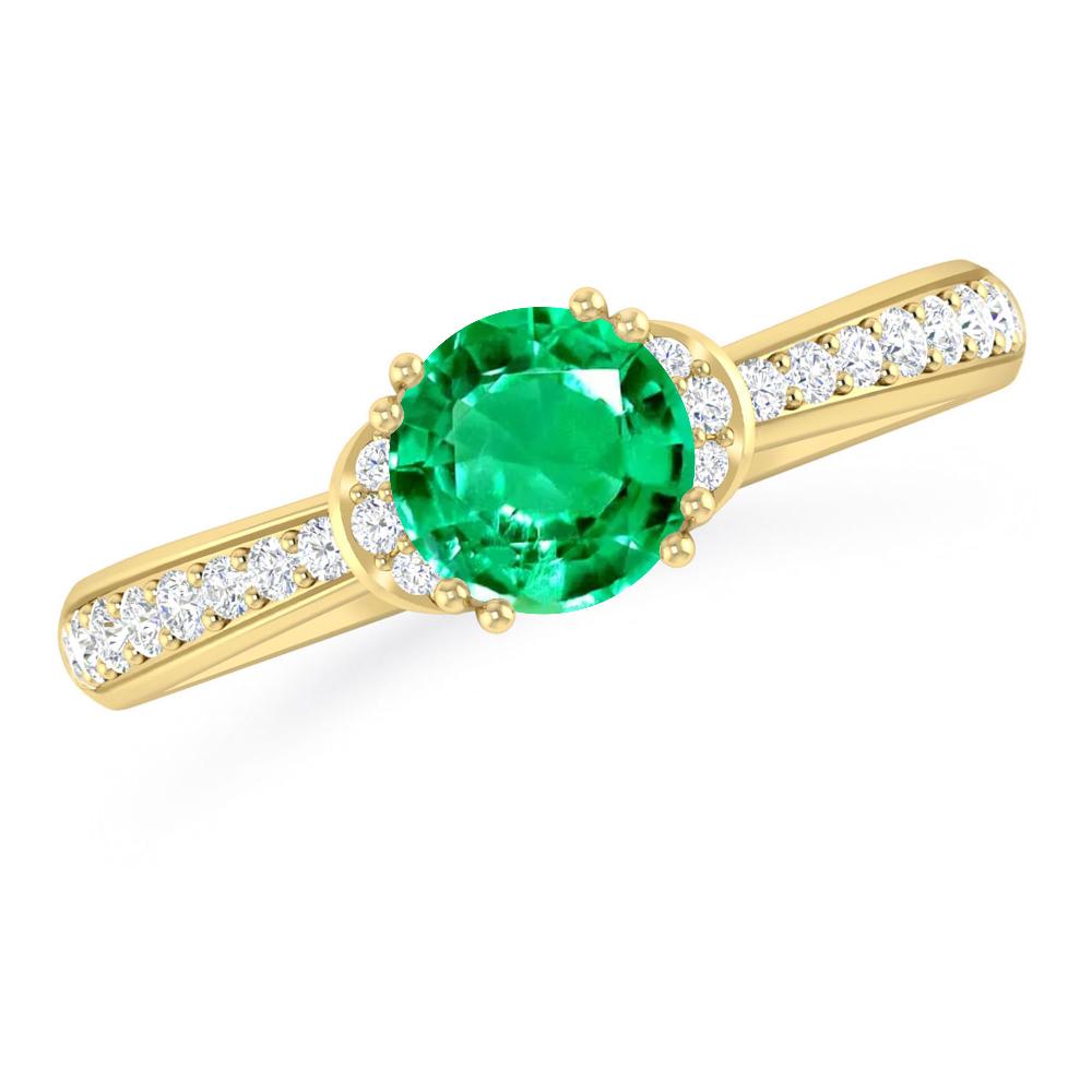 Yellow Gold - Emerald