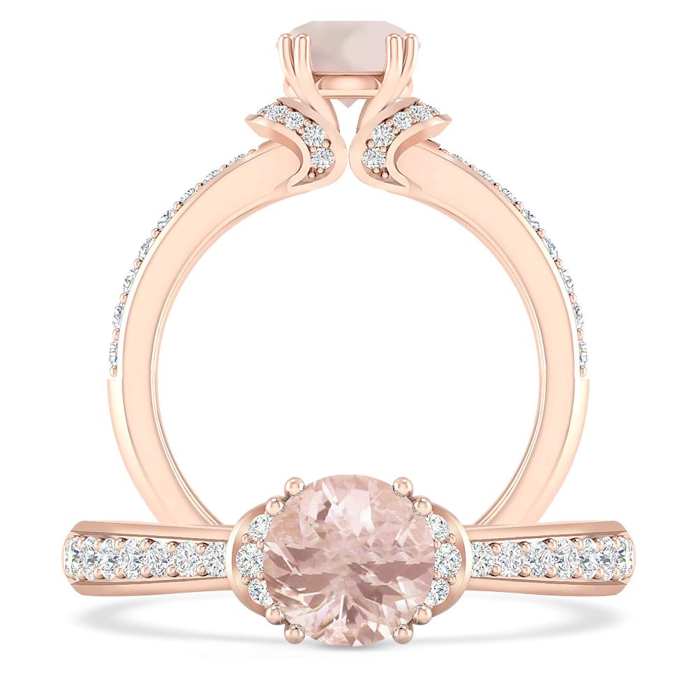 Rose Gold - Morganite