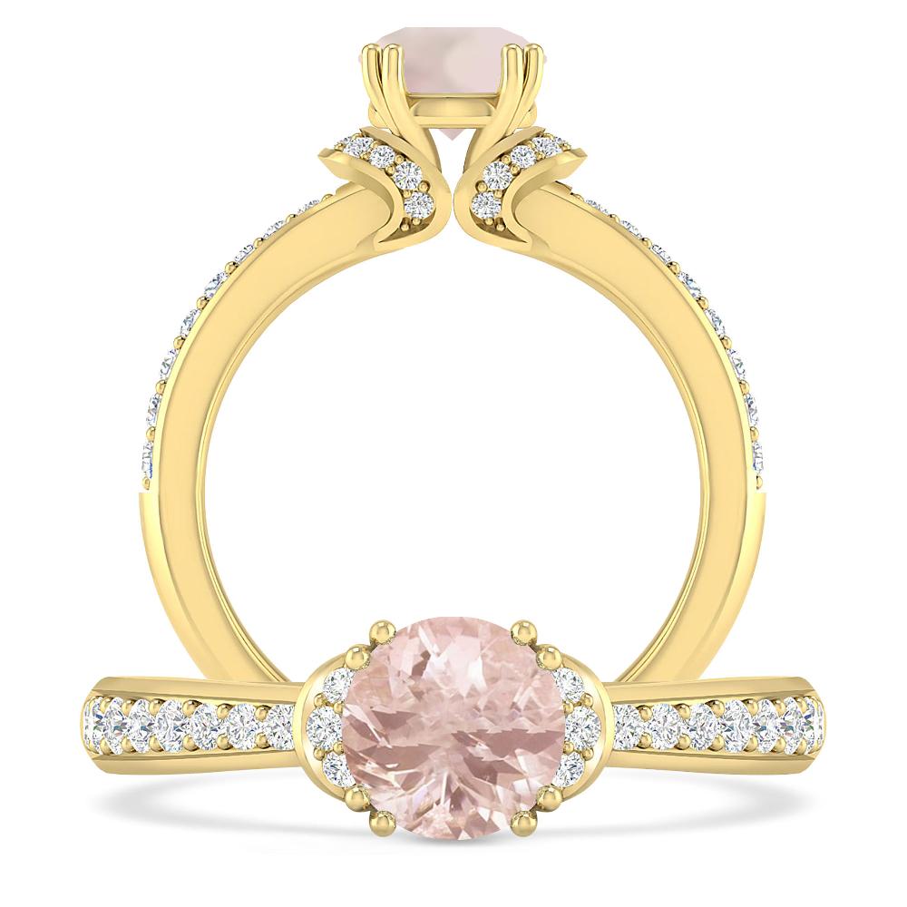 Yellow Gold - Morganite