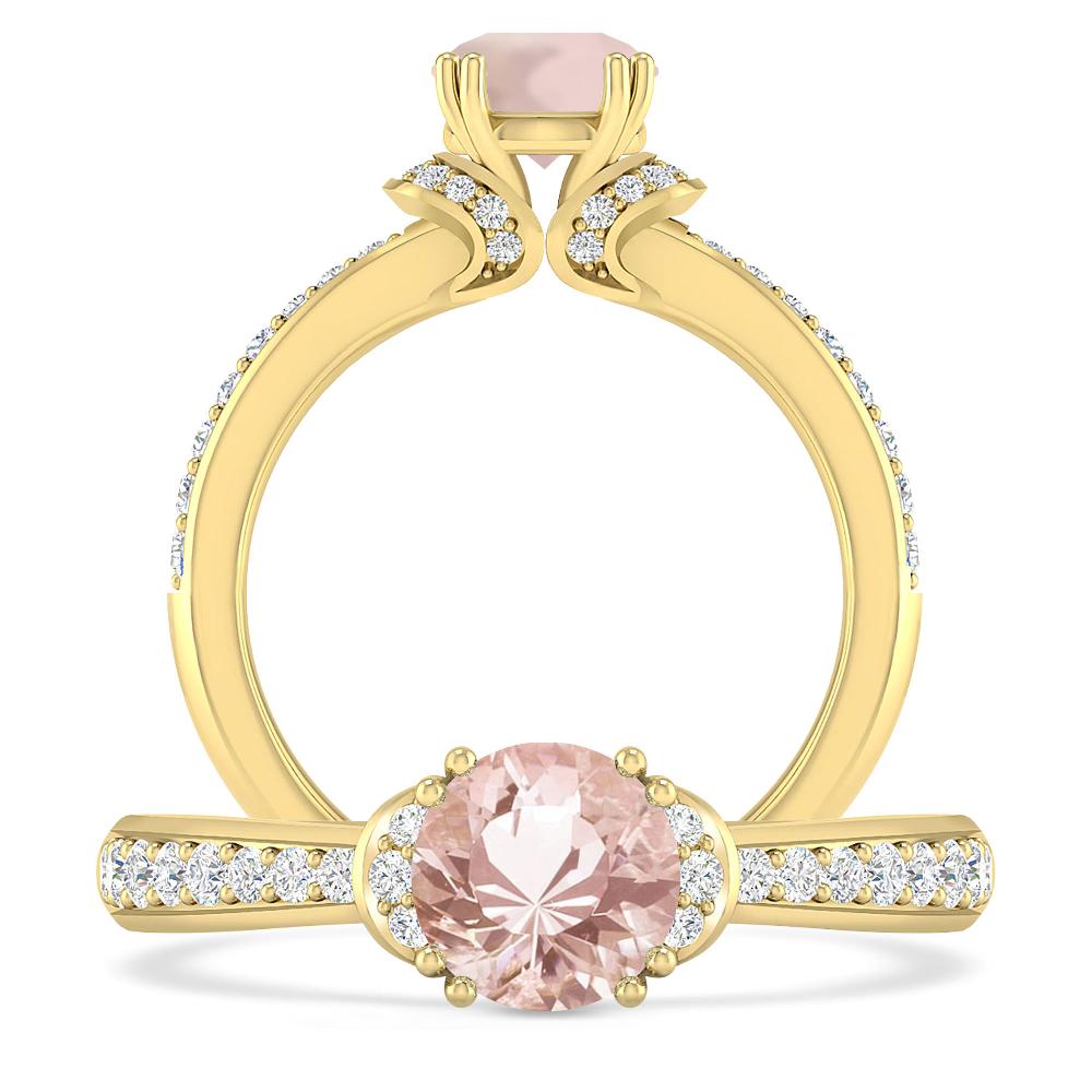 Yellow Gold - Morganite