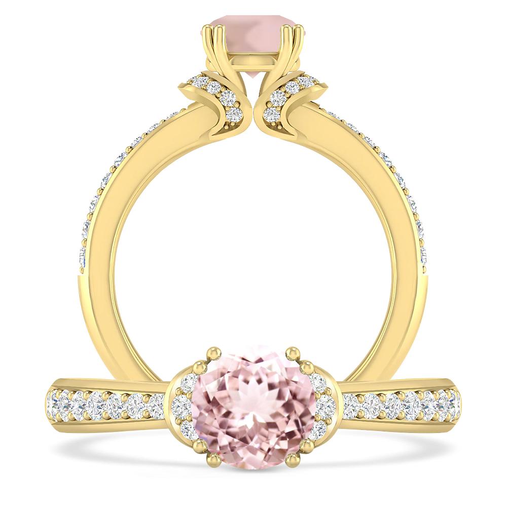 Yellow Gold - Morganite