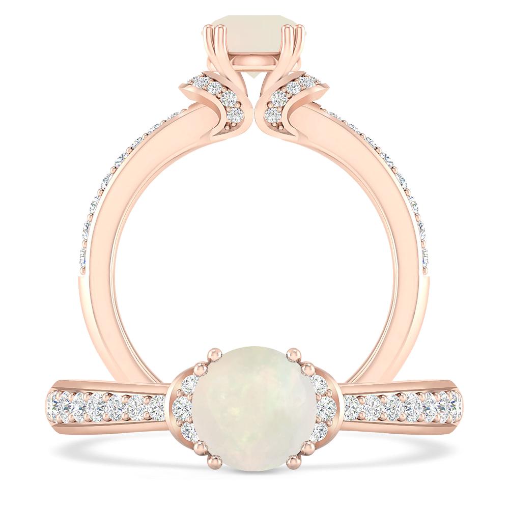 Rose Gold - Opal