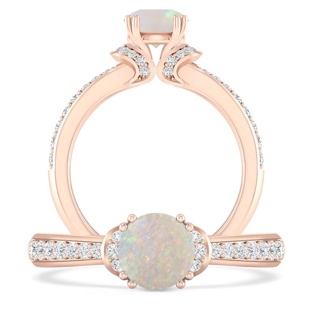 Rose Gold - Opal