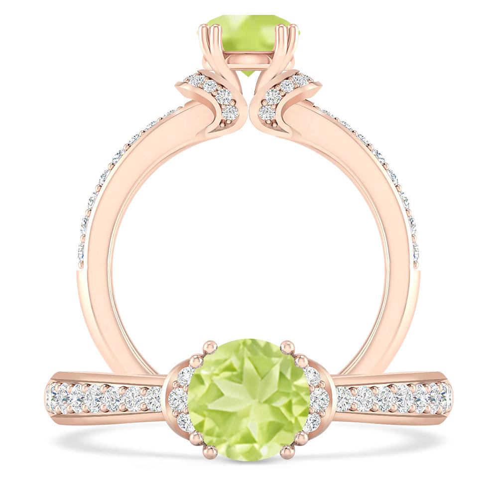 Rose Gold - Peridot