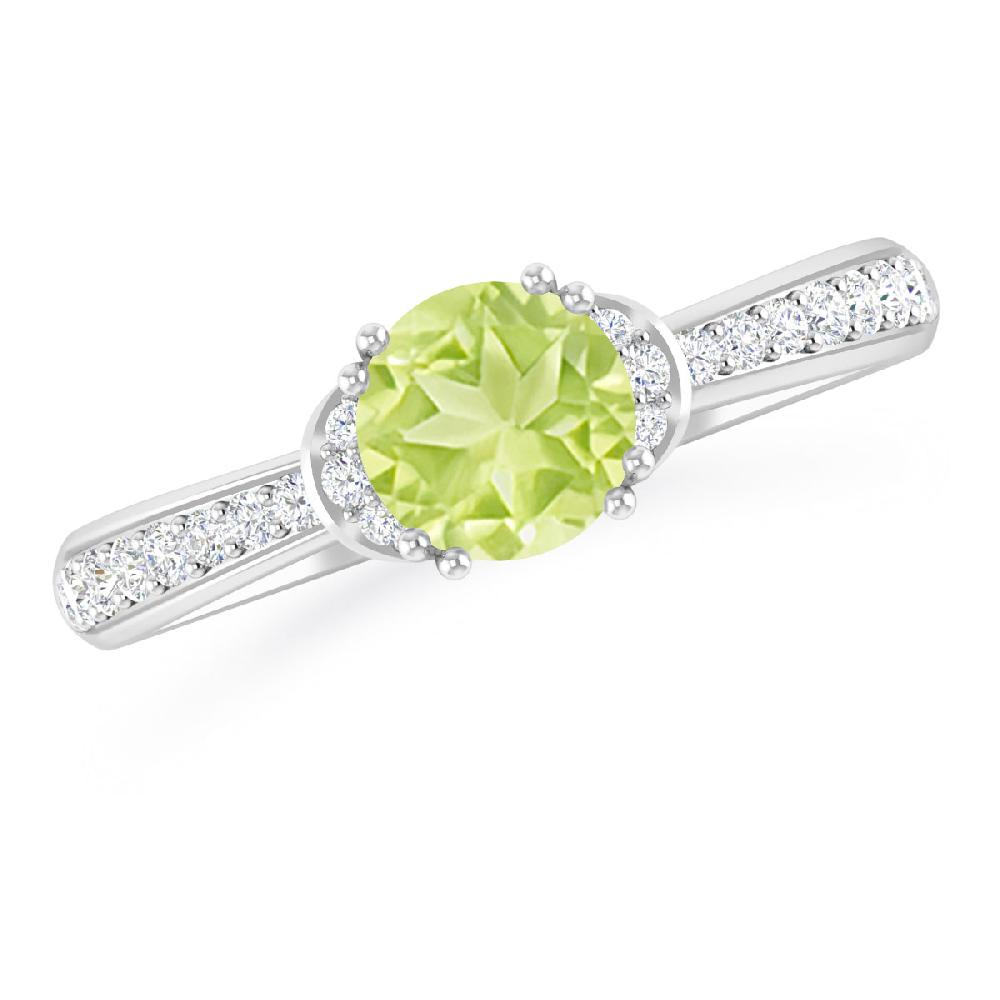 White Gold - Peridot