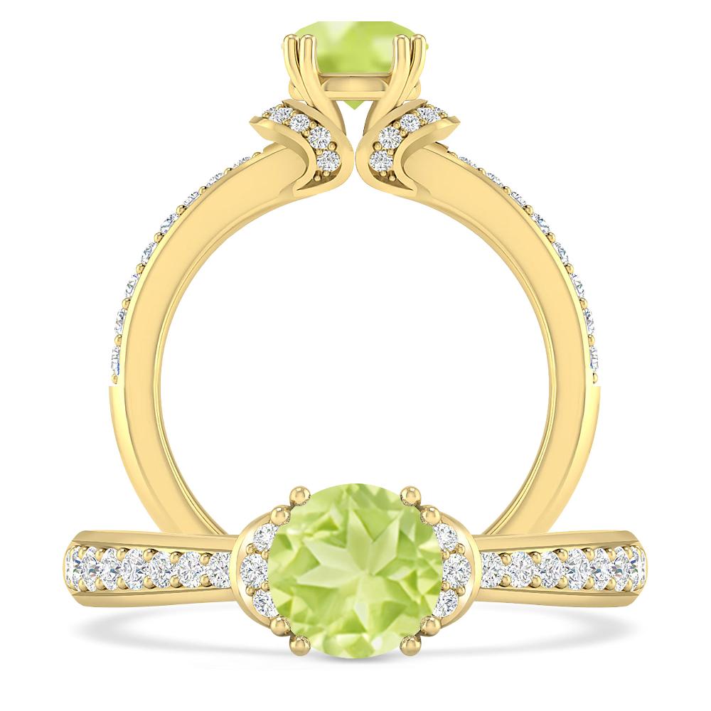 Yellow Gold - Peridot