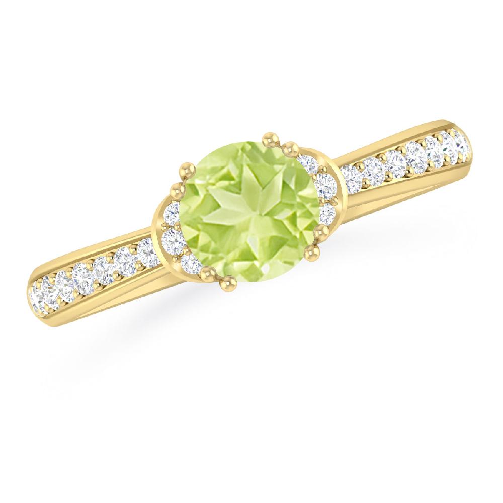 Yellow Gold - Peridot