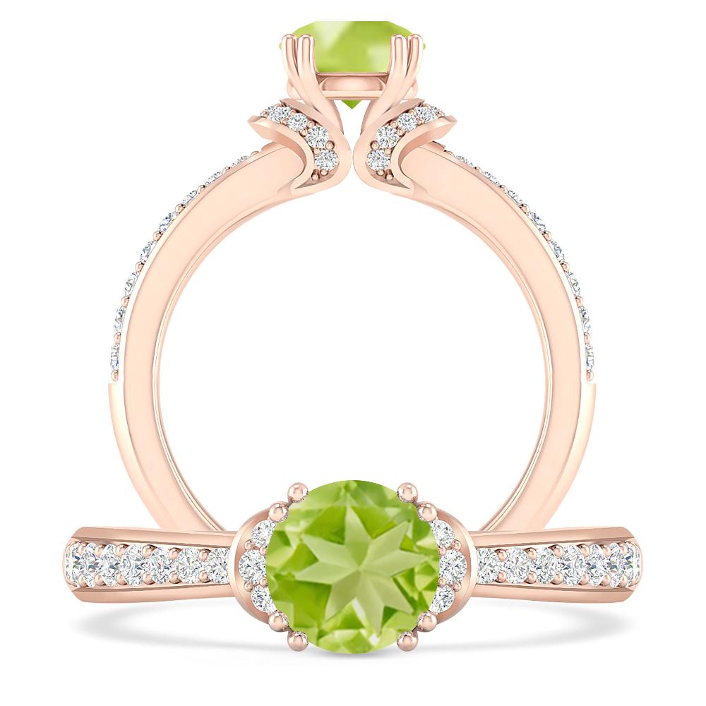 Rose Gold - Peridot