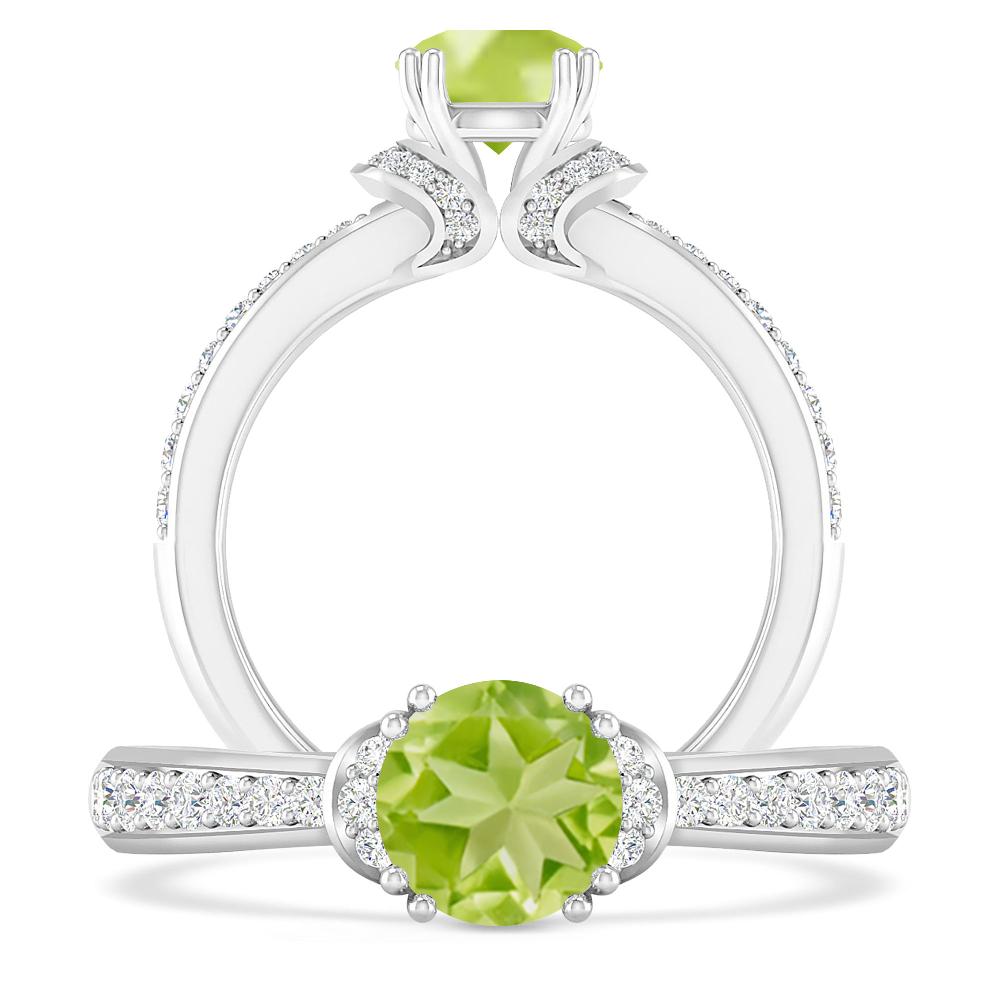 White Gold - Peridot