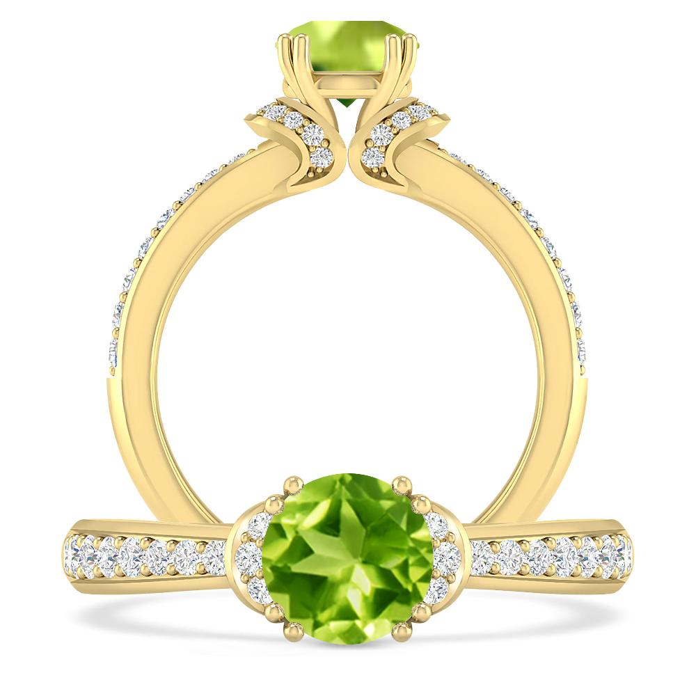 Yellow Gold - Peridot