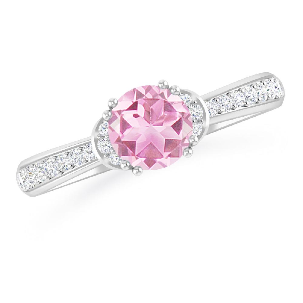 White Gold - Pink Tourmaline