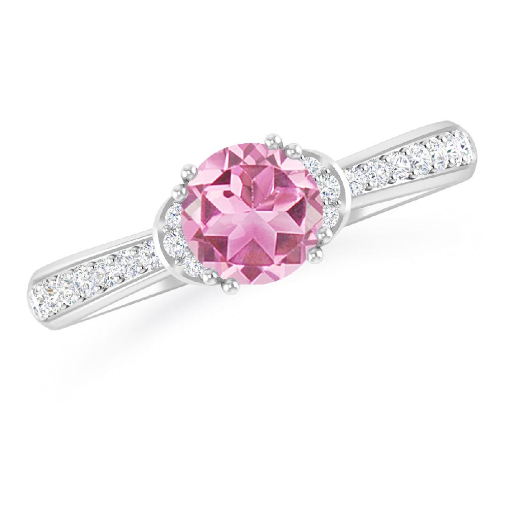 White Gold - Pink Tourmaline