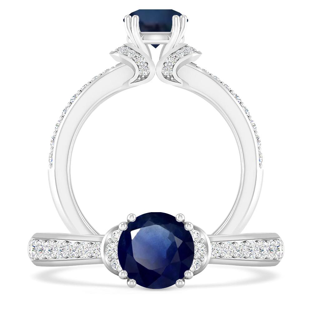 White Gold - Sapphire