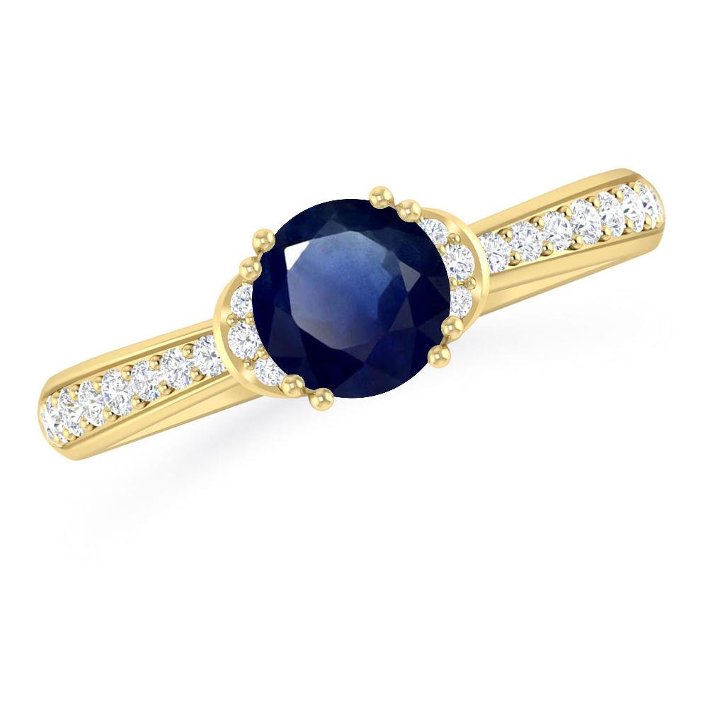 Yellow Gold - Sapphire