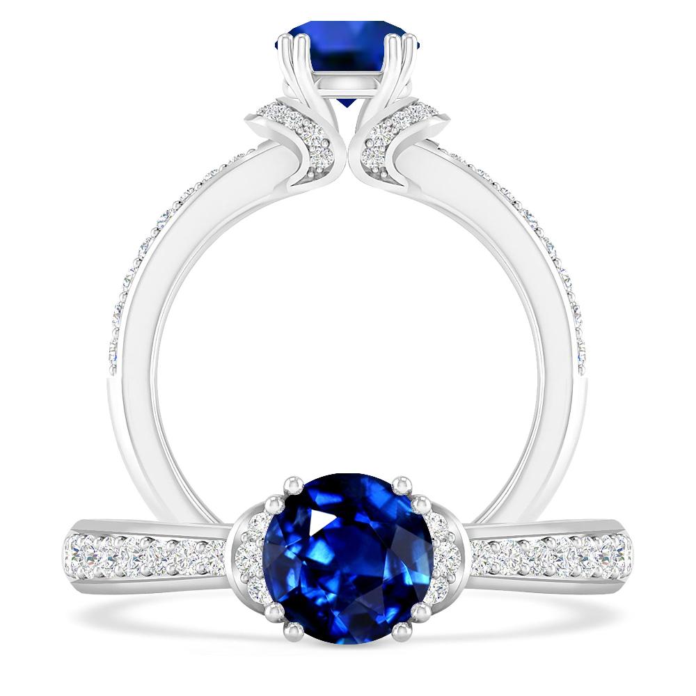 White Gold - Sapphire