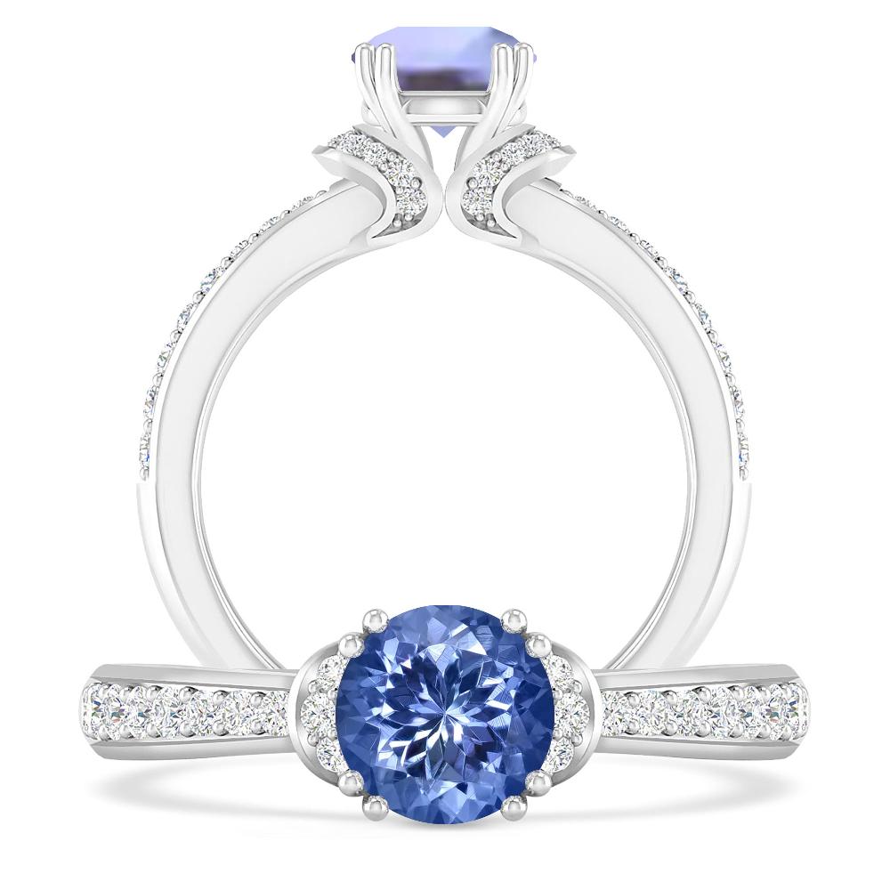 White Gold - Tanzanite