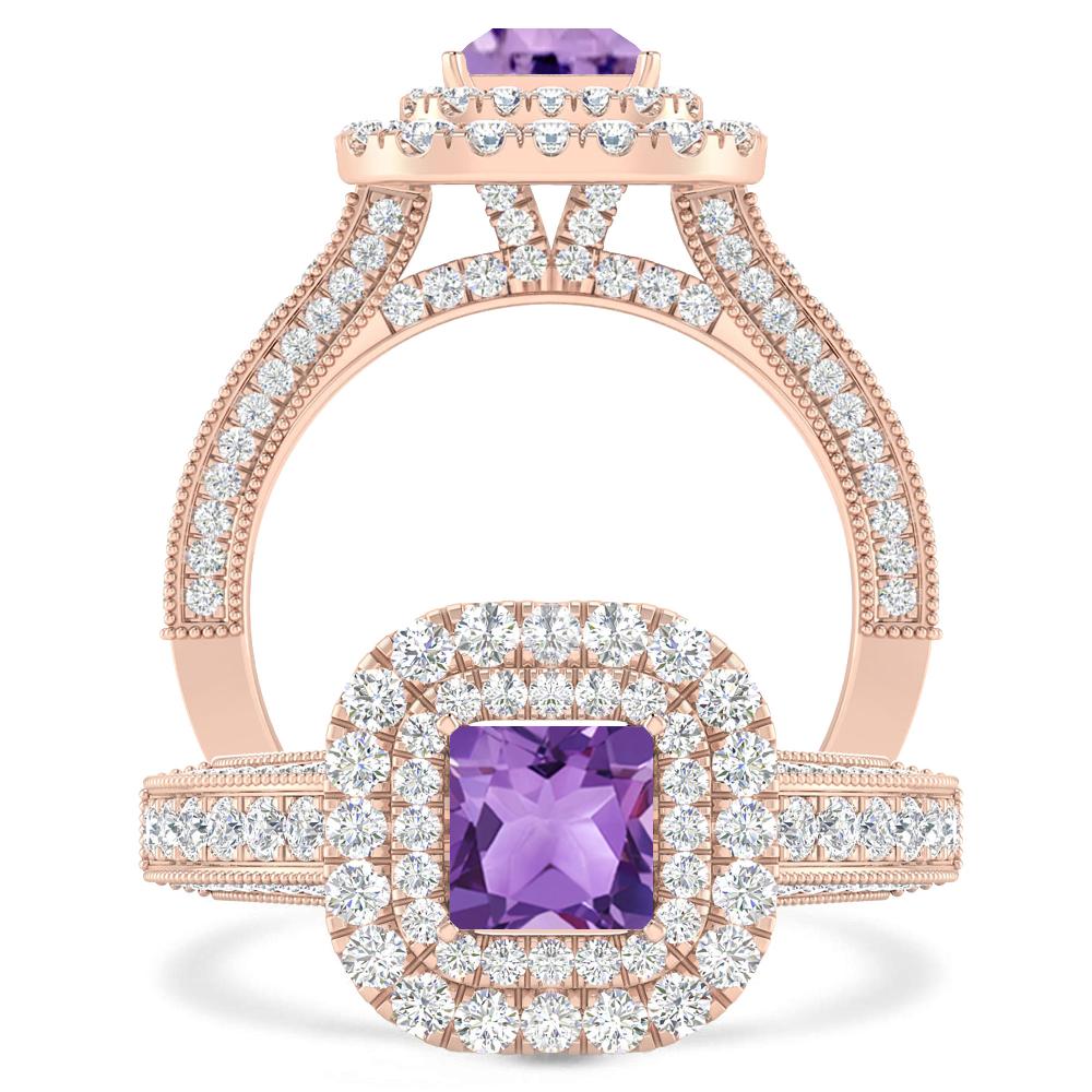 Rose Gold - Amethyst