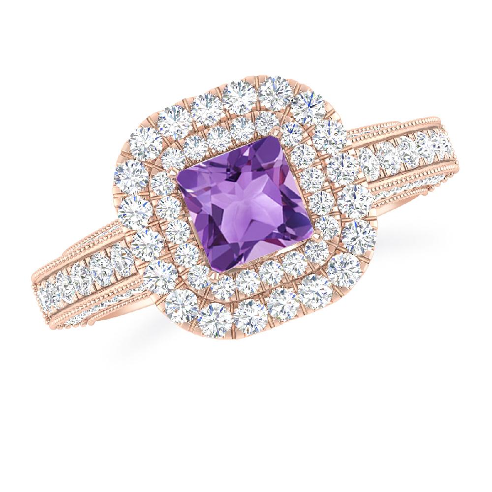 Rose Gold - Amethyst