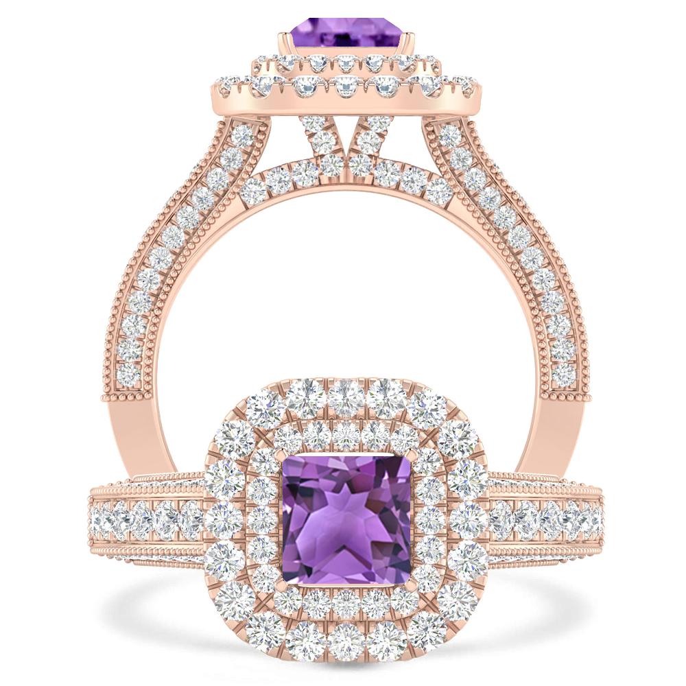 Rose Gold - Amethyst