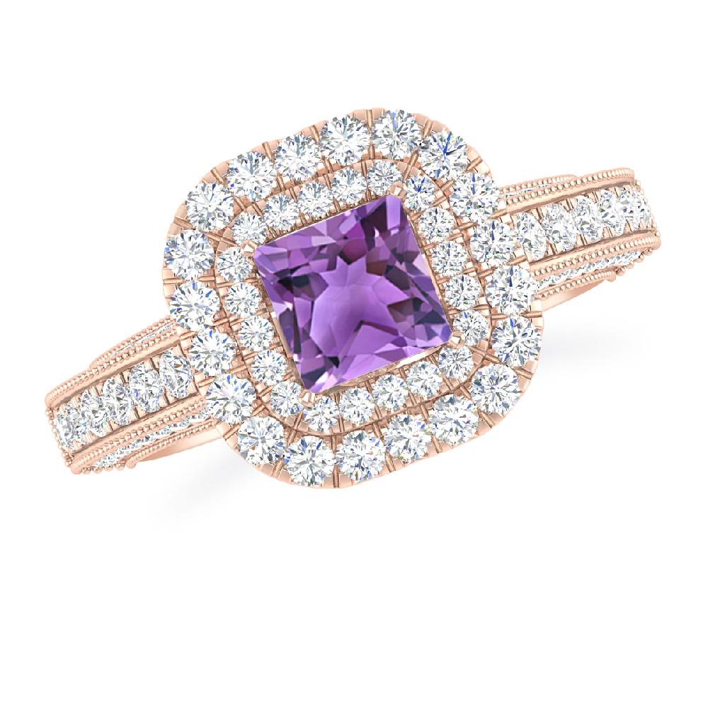 Rose Gold - Amethyst