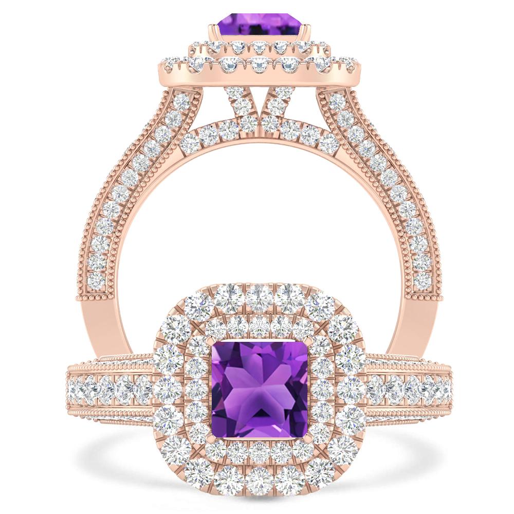 Rose Gold - Amethyst