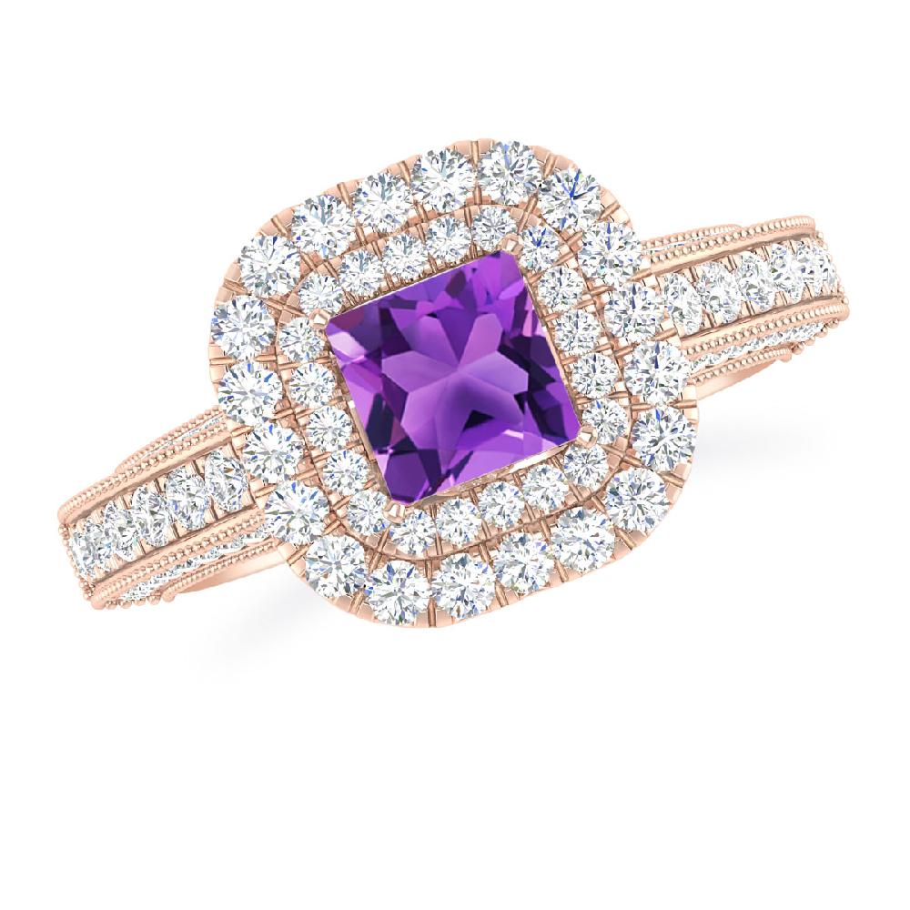 Rose Gold - Amethyst