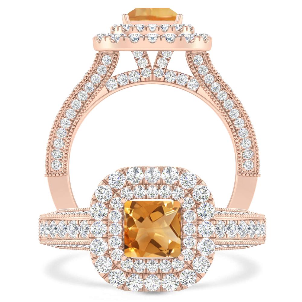 Rose Gold - Citrine