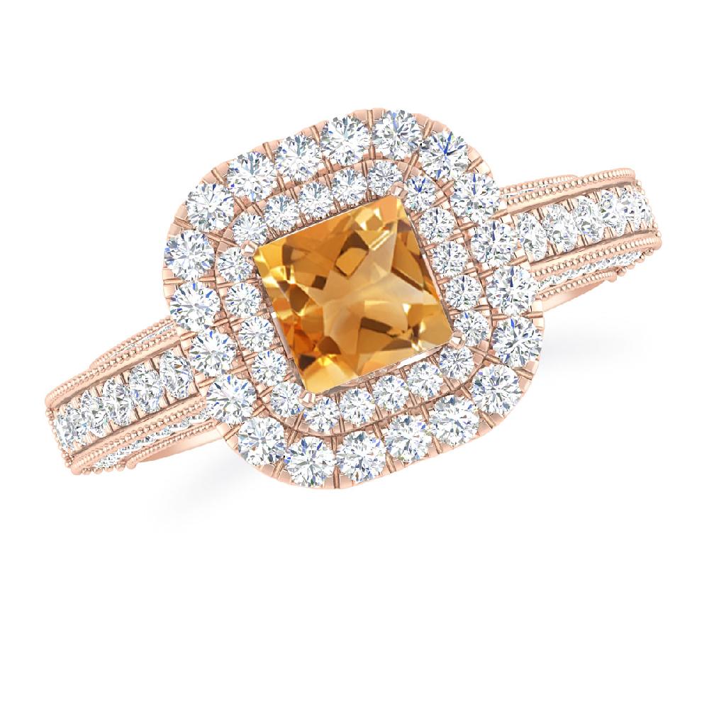 Rose Gold - Citrine