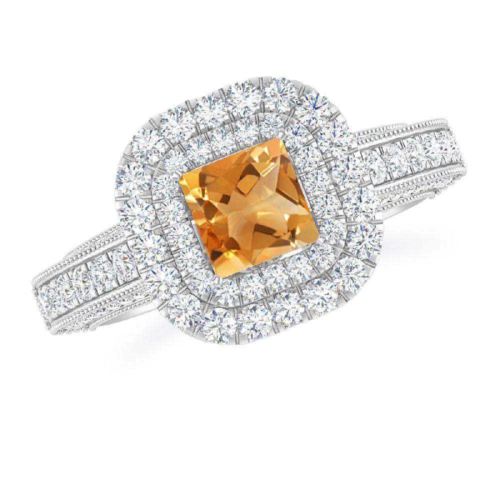 White Gold - Citrine