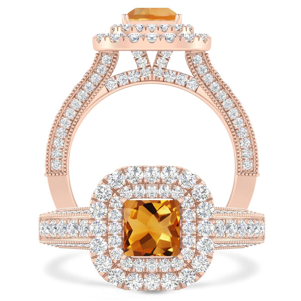 Rose Gold - Citrine