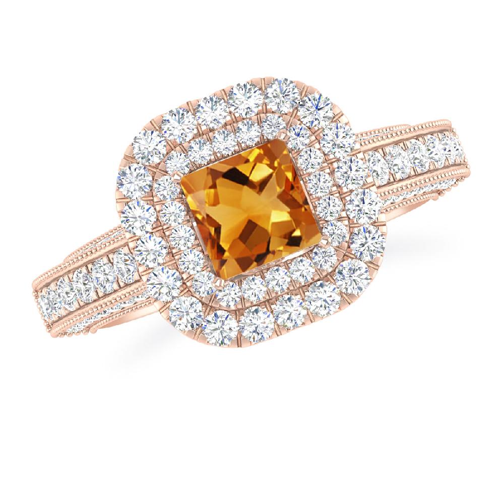 Rose Gold - Citrine