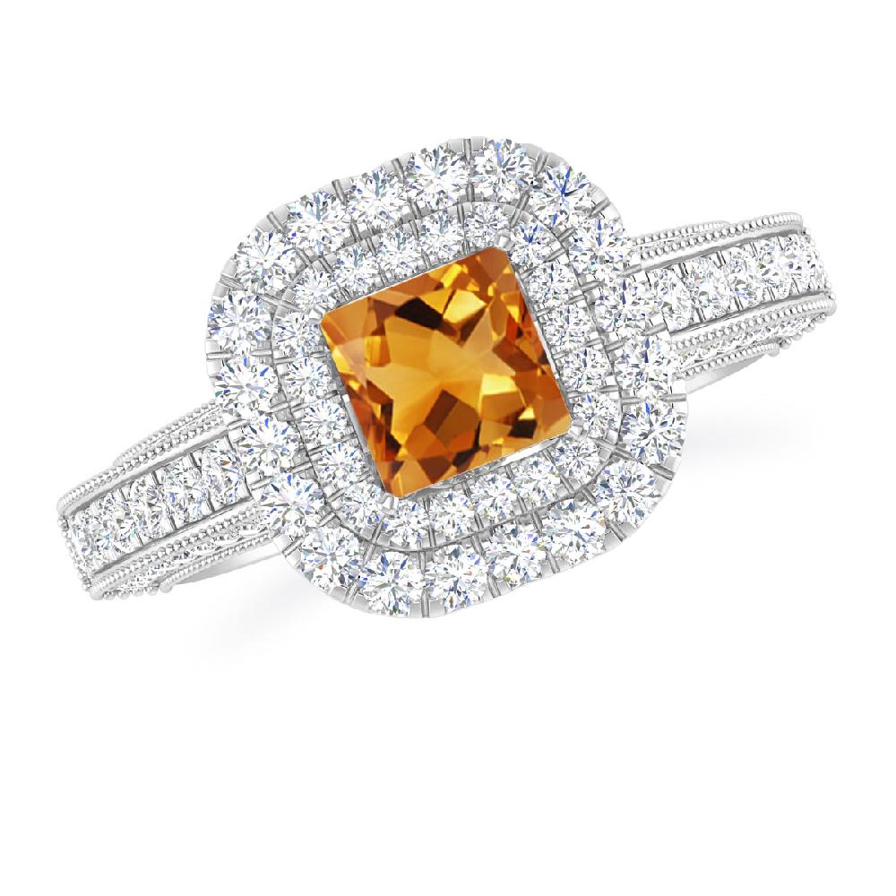 White Gold - Citrine