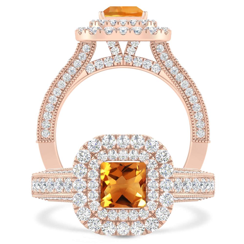 Rose Gold - Citrine