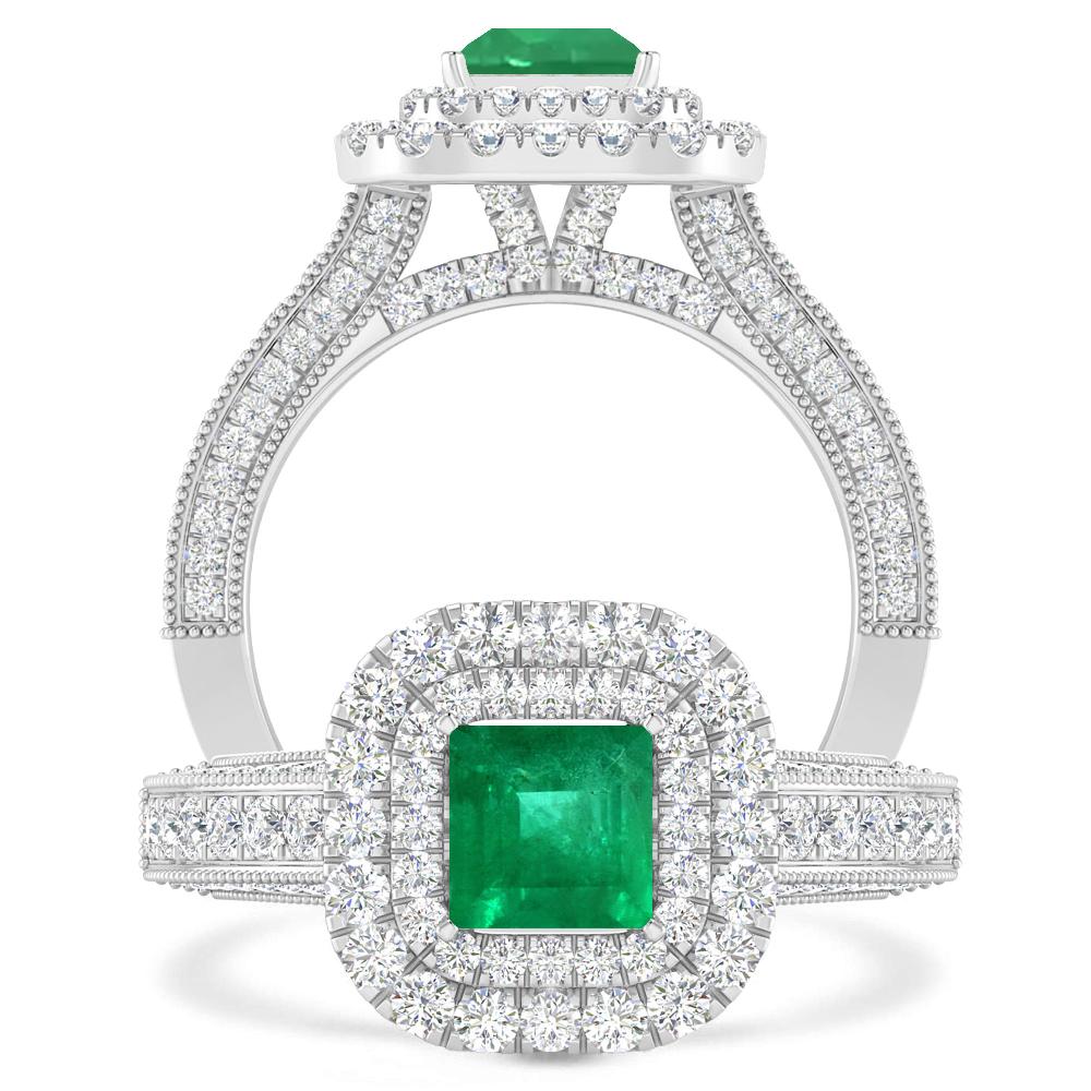 White Gold - Emerald