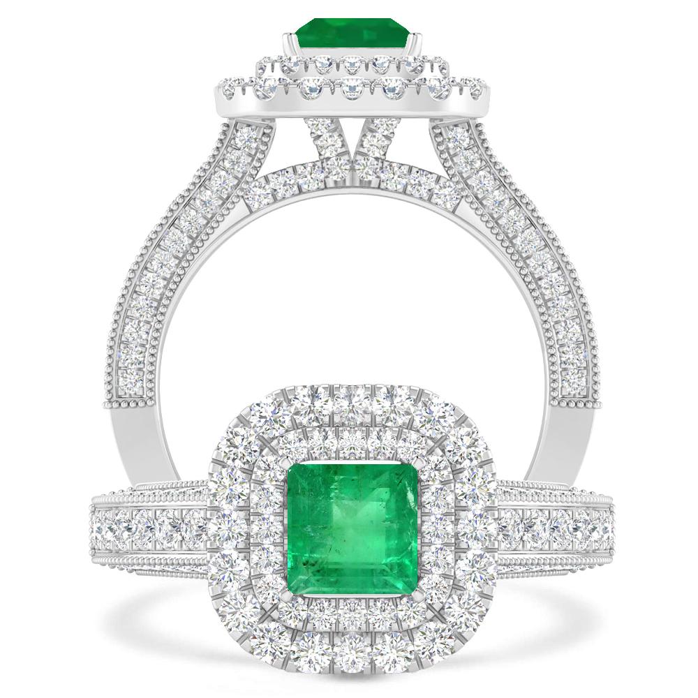 White Gold - Emerald