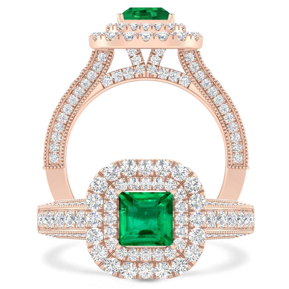 Rose Gold - Emerald