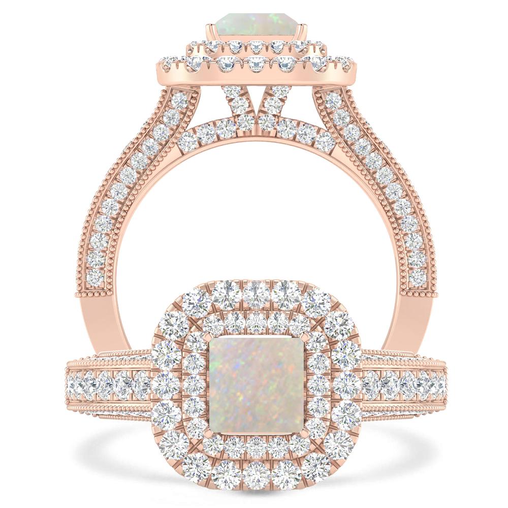 Rose Gold - Opal