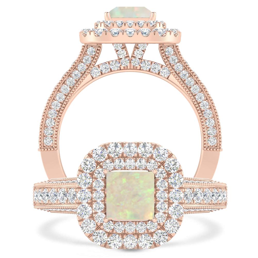 Rose Gold - Opal