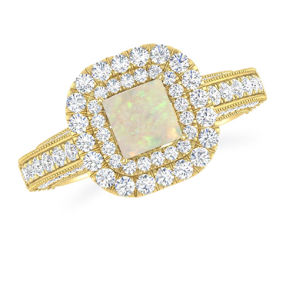 Yellow Gold - Opal