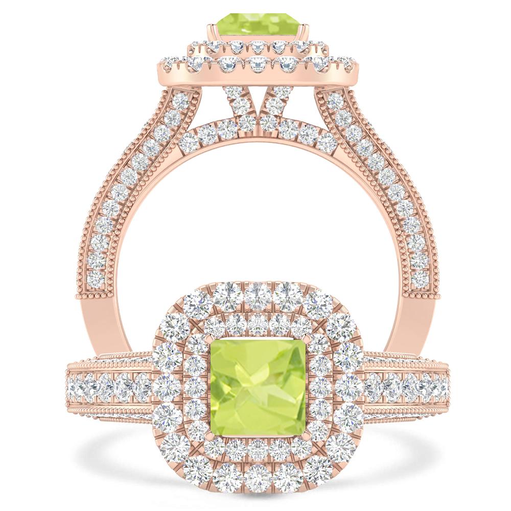 Rose Gold - Peridot