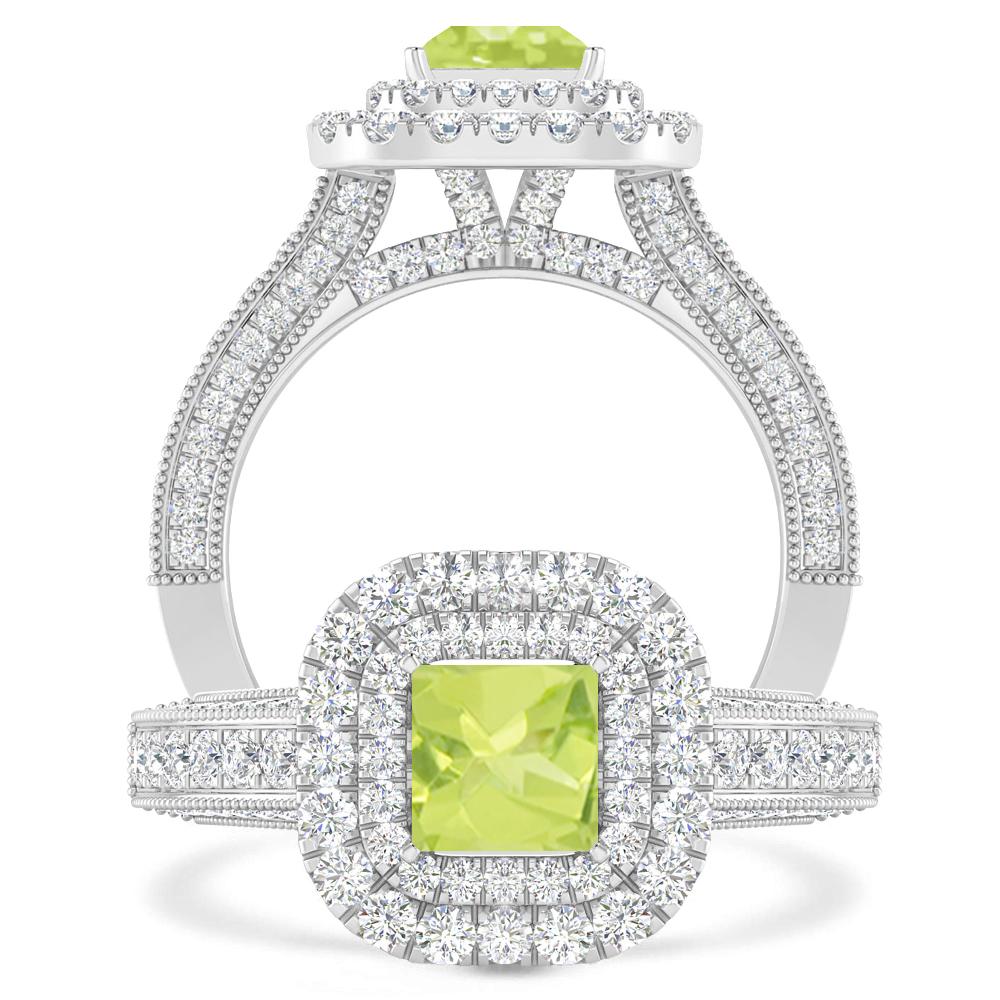 White Gold - Peridot