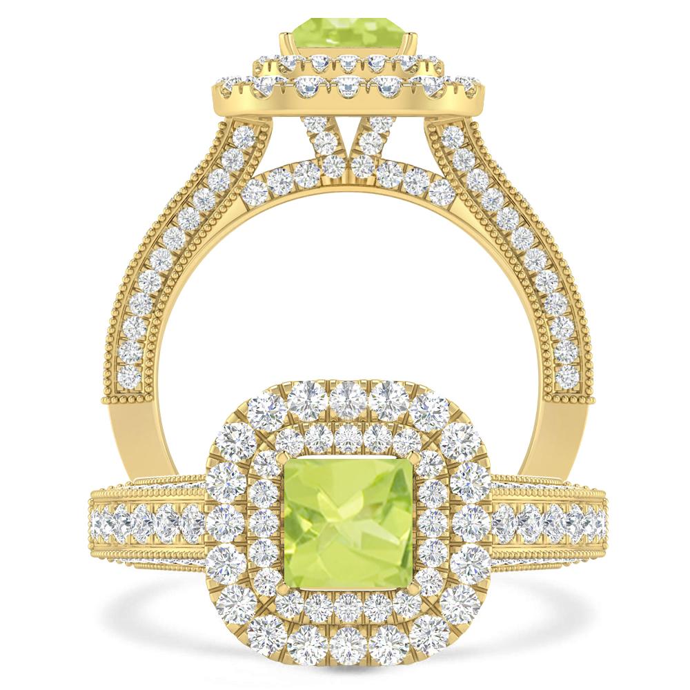 Yellow Gold - Peridot