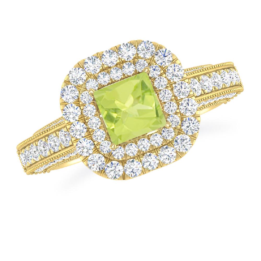 Yellow Gold - Peridot