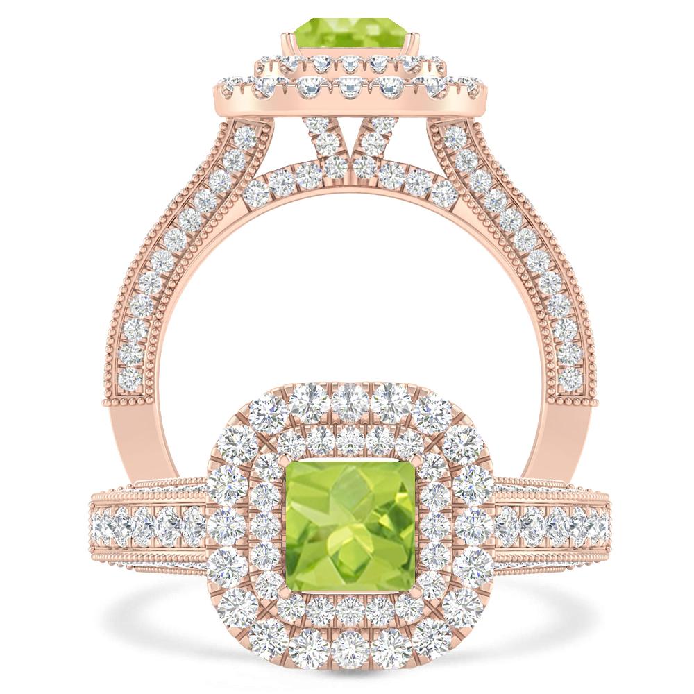 Rose Gold - Peridot