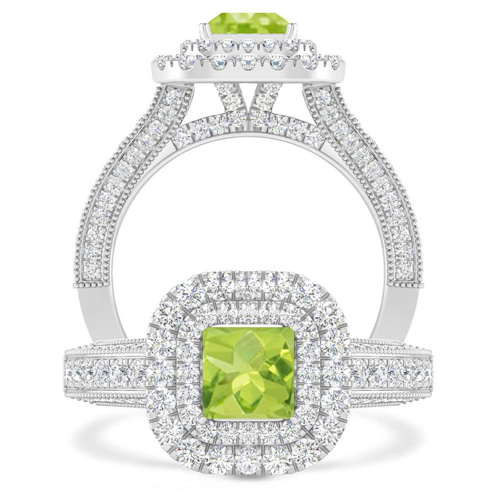 White Gold - Peridot